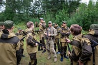 На занятиях  «Добровольца» и Северо-cлавянской общины