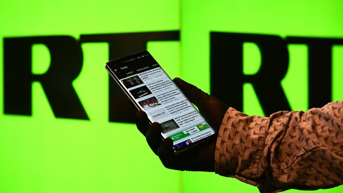 Телеканал RT сообщил, что RT DE сняли с вещания в Европе