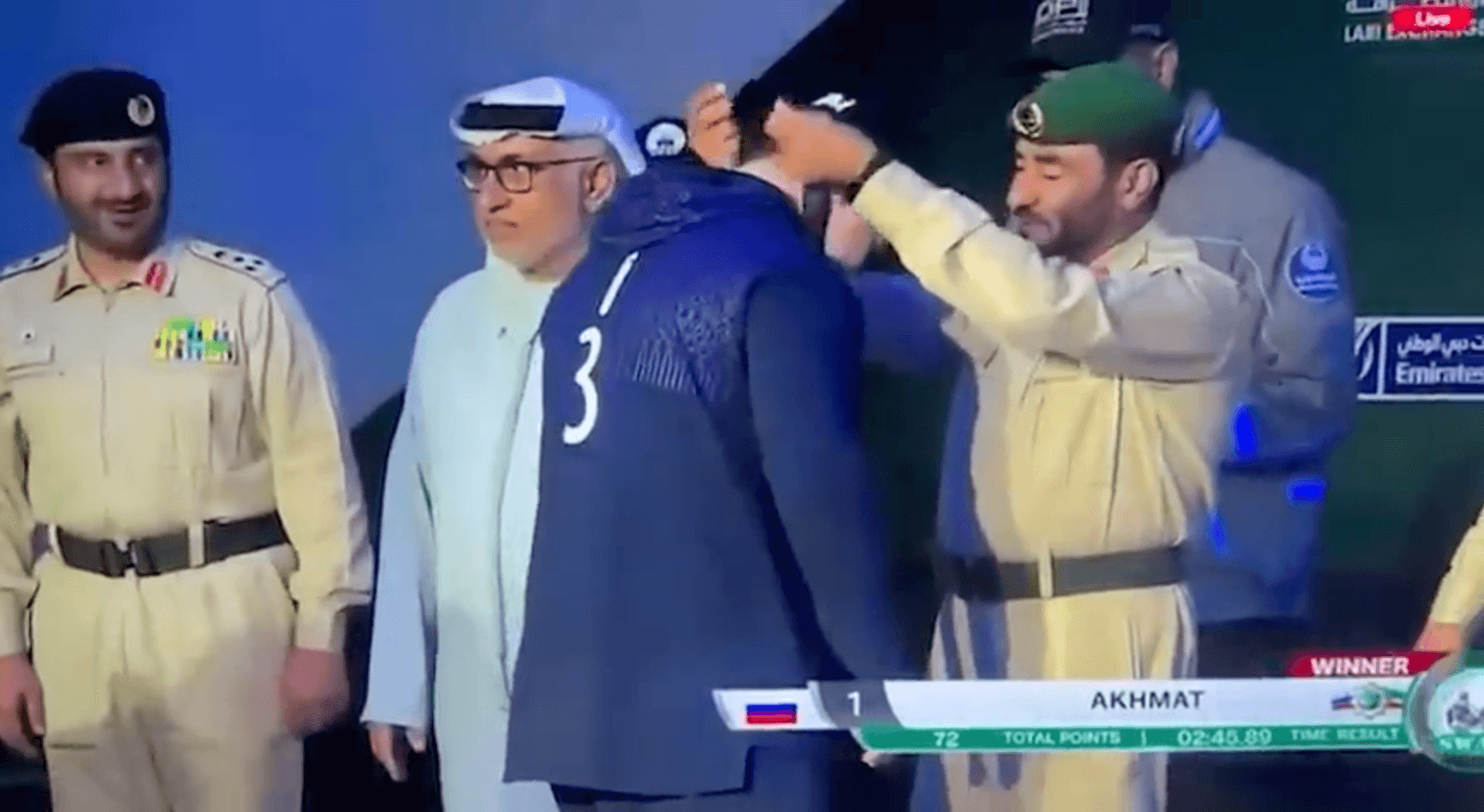 Адам Кадыров получил новую медаль — за победу в соревновании, в котором он не участвовал