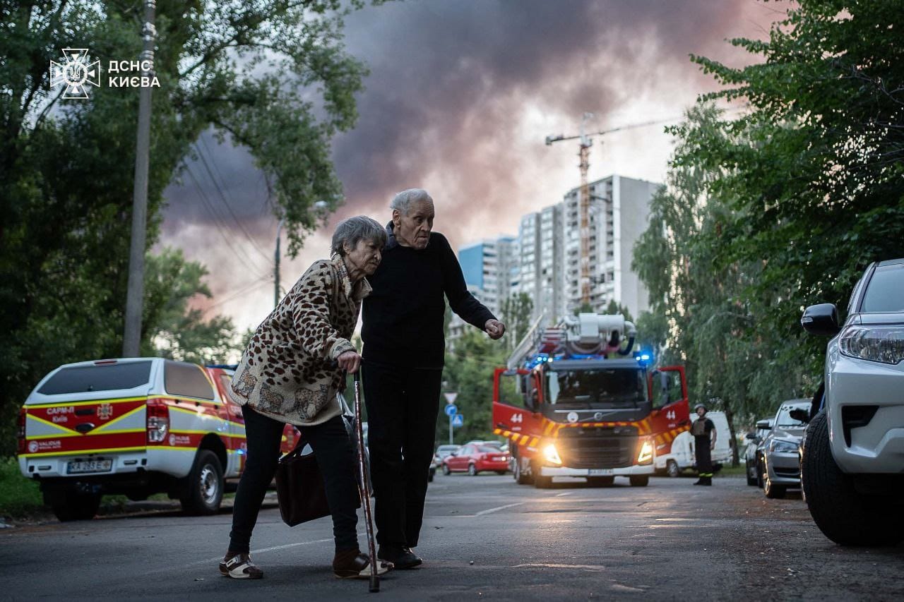 Россия нанесла удар по Киеву. Более 20 человек получили ранения