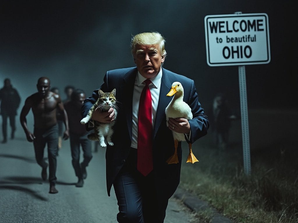 Фейк Дональда Трампа: мигранты в США похищают и поедают домашних кошек и собак