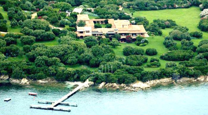 вилла «Чертоза» на Сардинии Берлускони