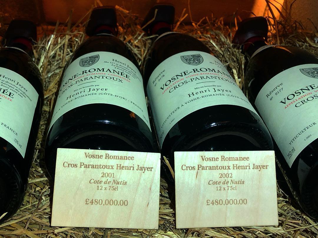 Cros Parantoux Henry Jayer на полке винного магазина Hedonism Евгения Чичваркина, Лондон, 2018