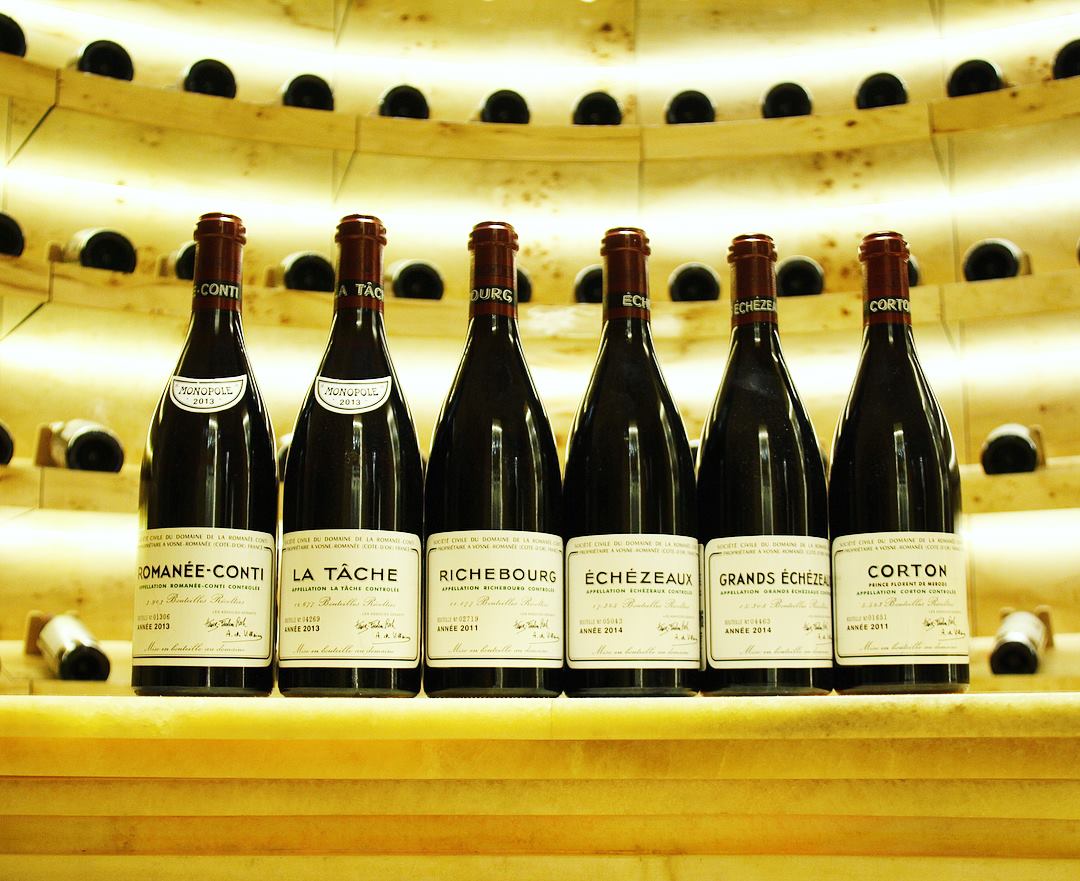 Вина Romanée-Conti в ресторане Wine & Crab, Барвиха