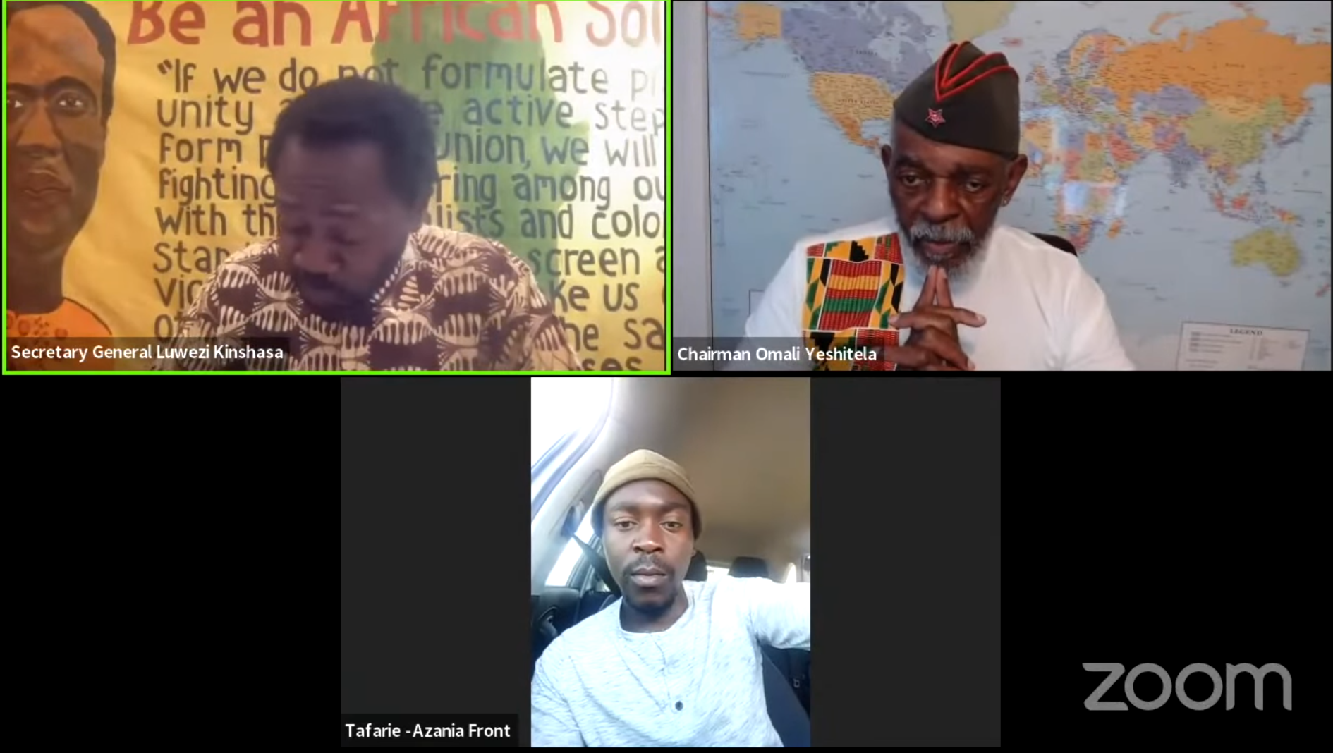 Zoom-конференция, посвященная Украине