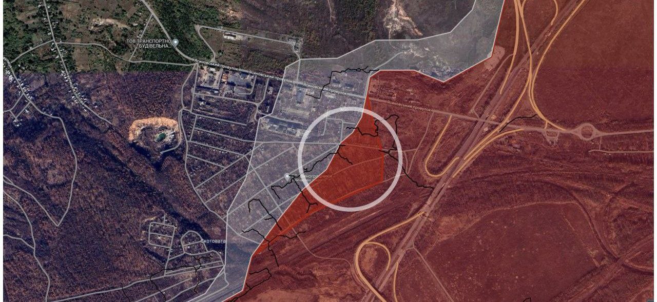 Ситуация к юго-востоку от Авдеевки по версии Telegram-канала «Вожак Z»