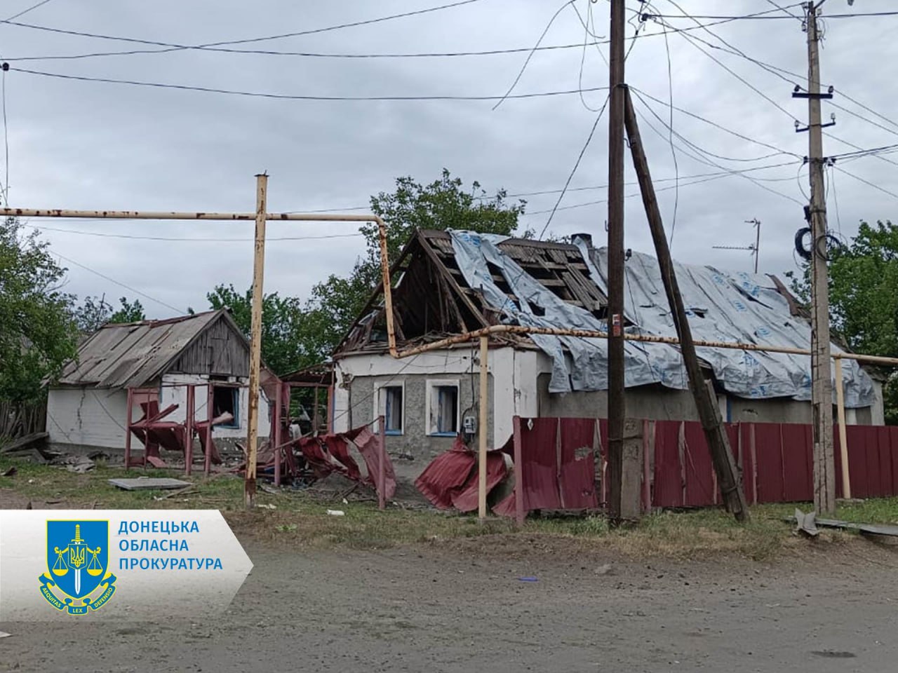 Последствия удара по Селидово в Донецкой области