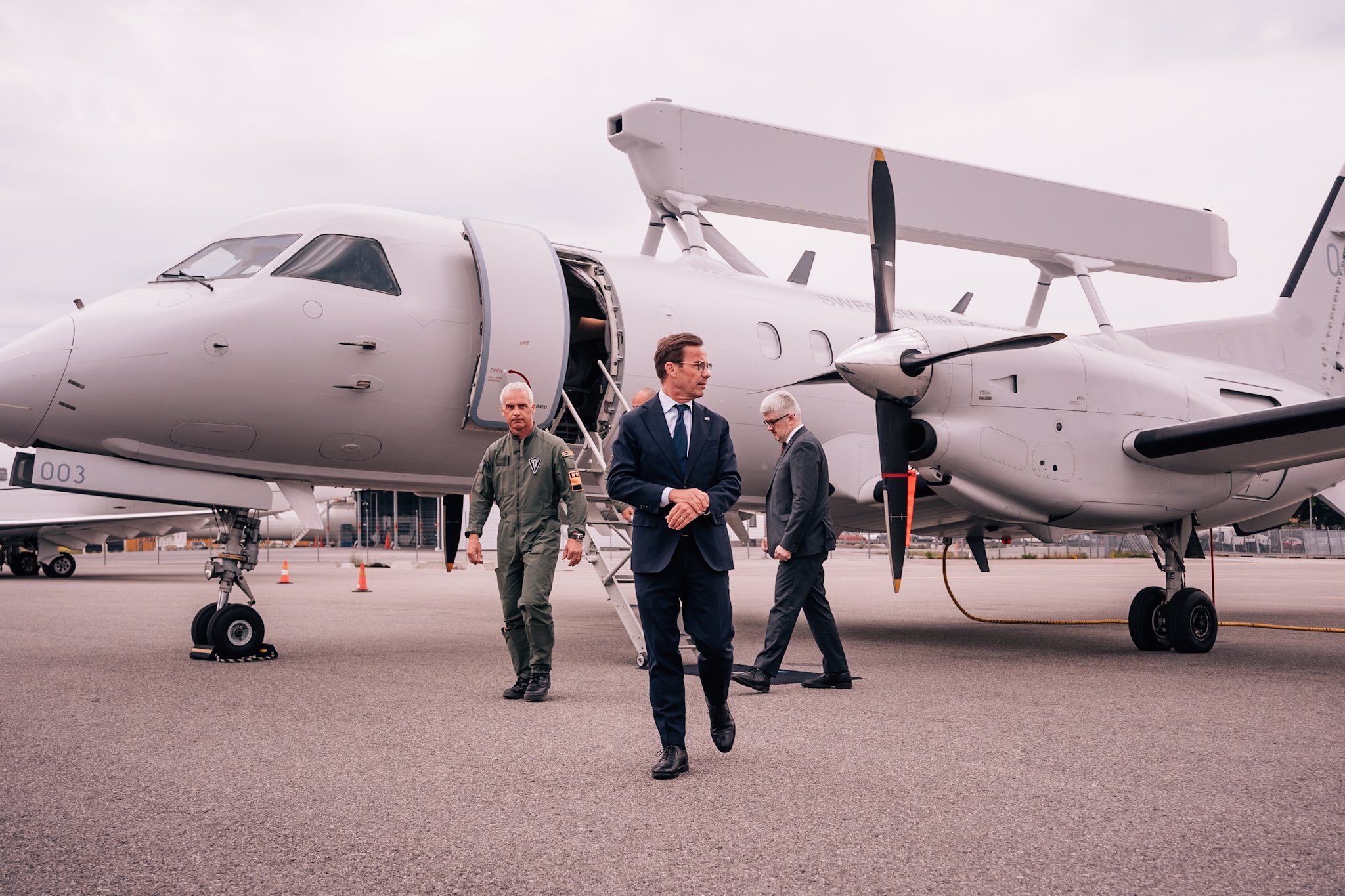 Шведский самолет дальнего радиолокационного обнаружения и управления S100D / ASC 890