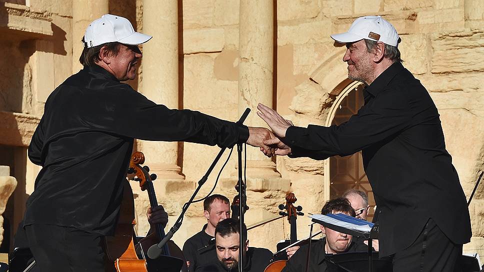 Ролдугин и Гергиев в Пальмире