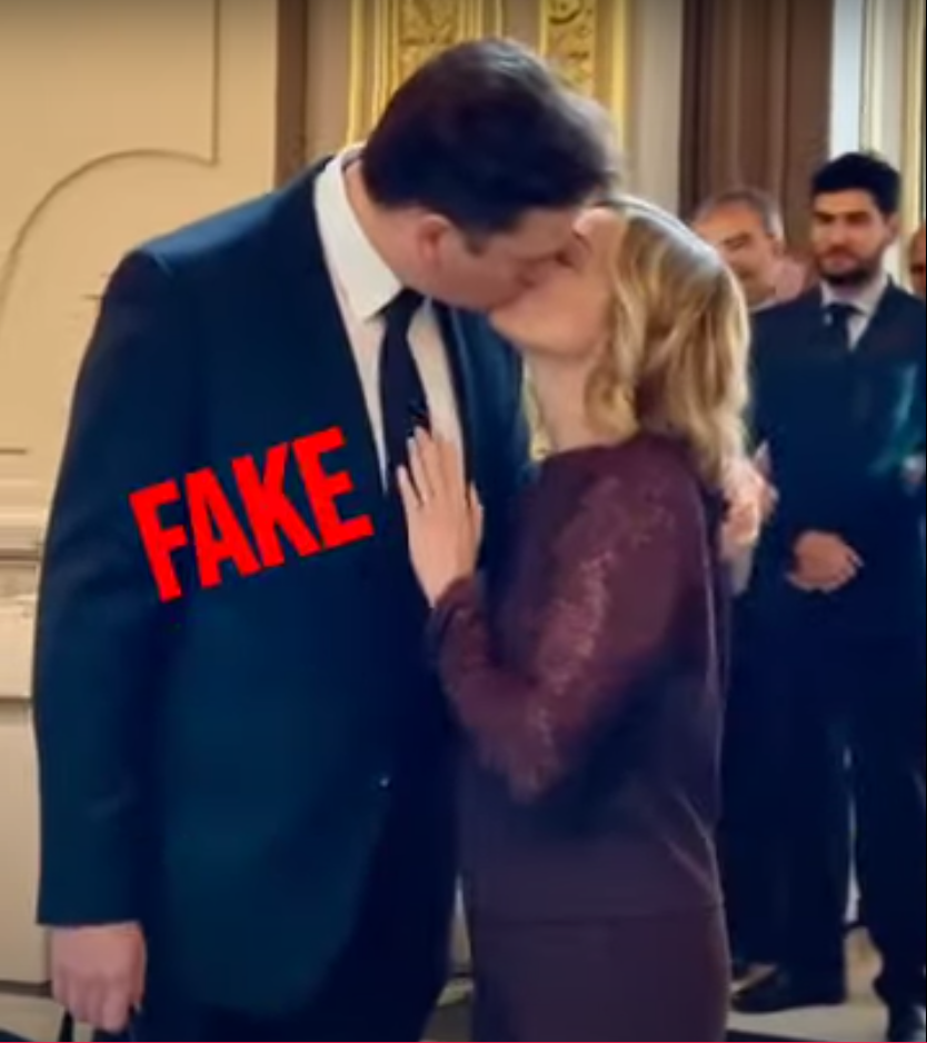 Фальшивое видео с поцелуем Илона Маска и Джорджи Мелони, распространяемое в соцсетях
