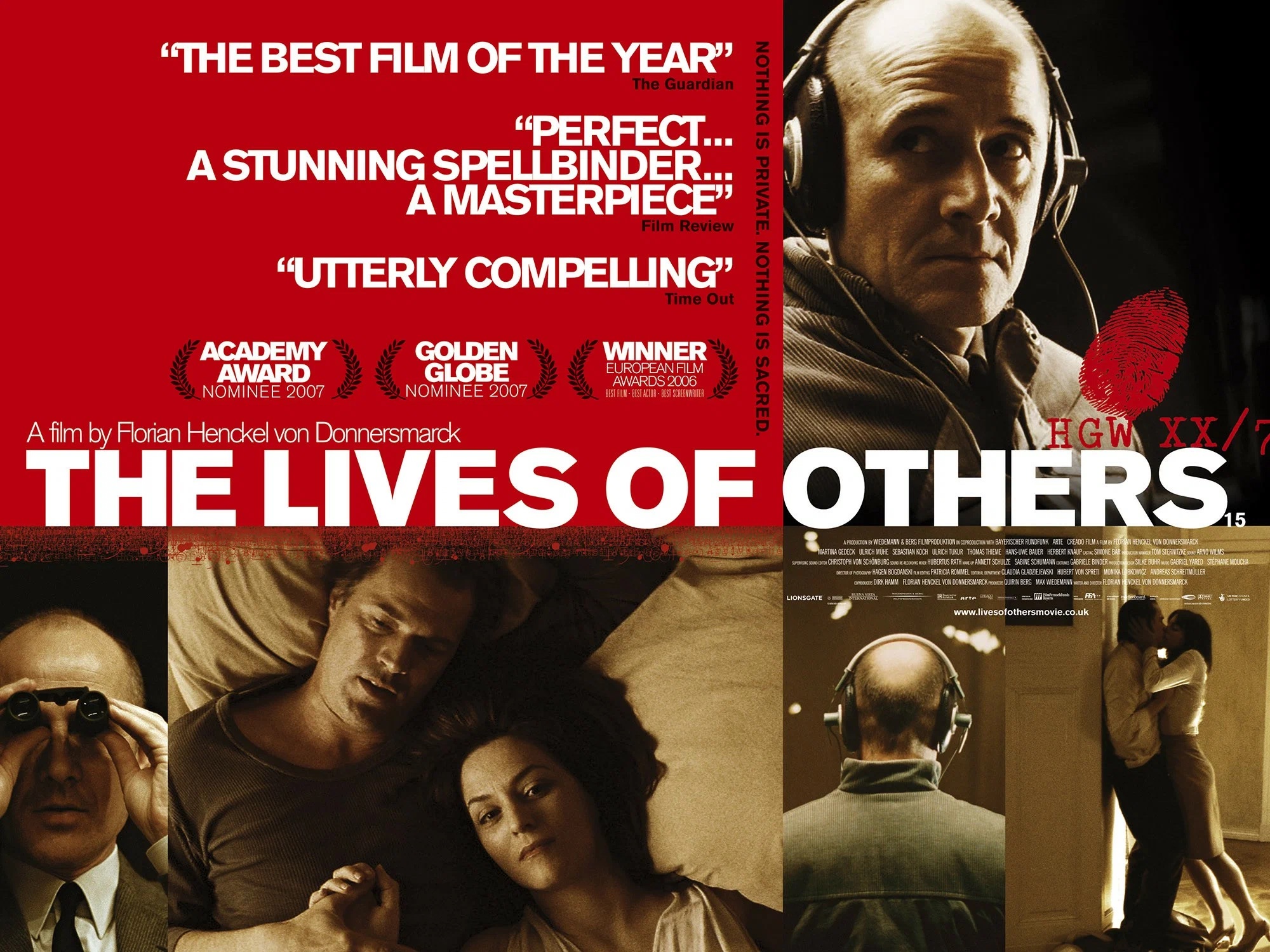 Постер фильма "The Lives Of Others"