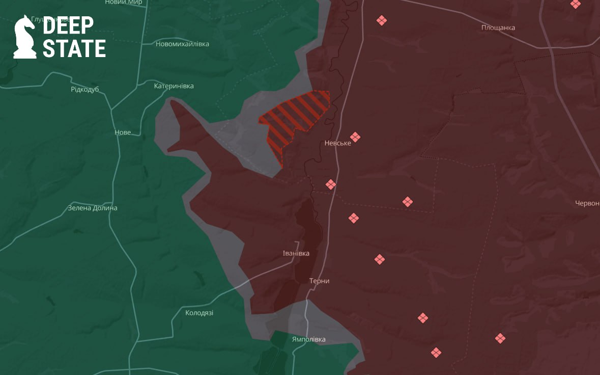 Ситуация на лиманском направлении по версии DeepState