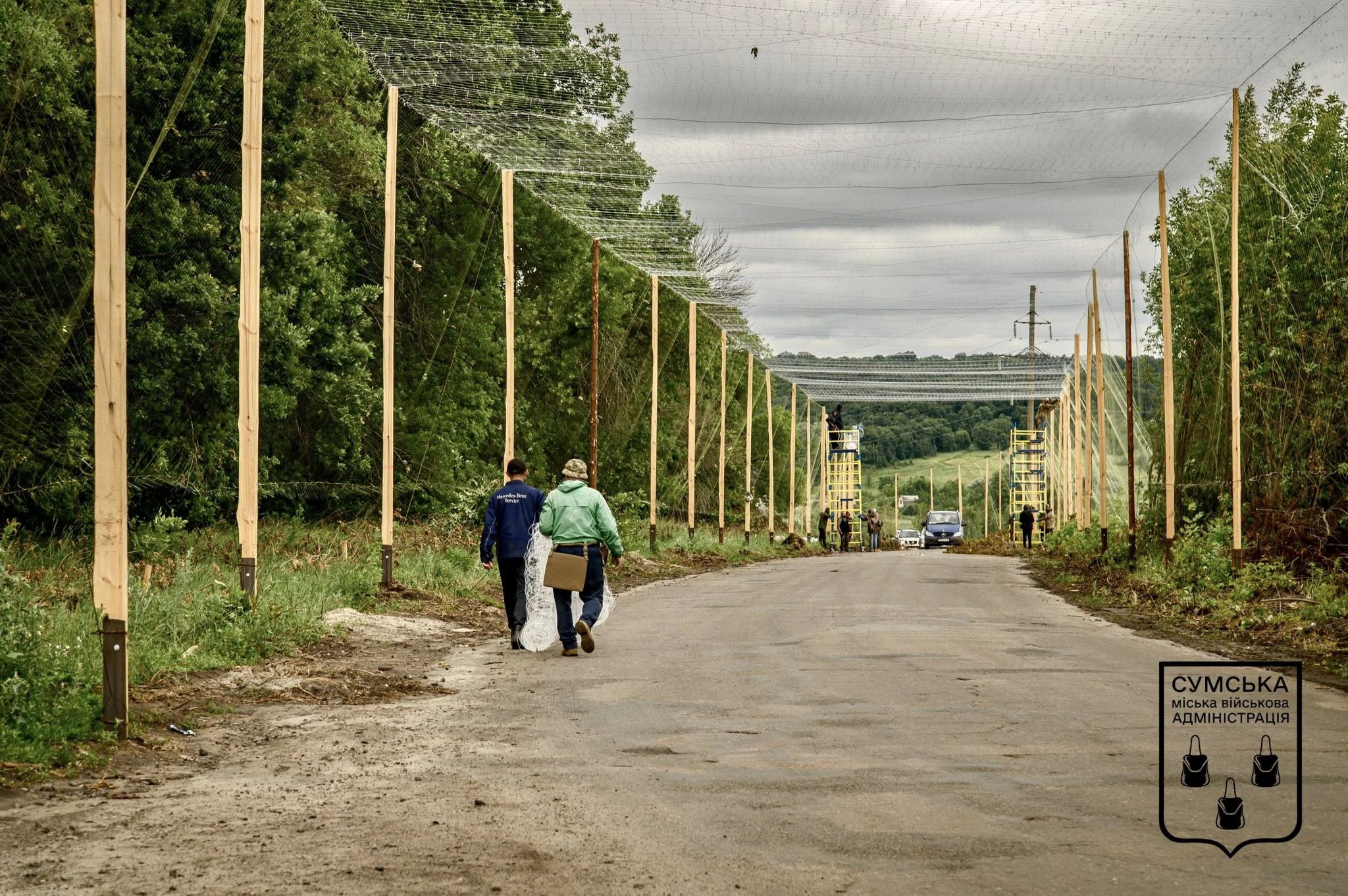 «Антидроновые коридоры» в Сумской области