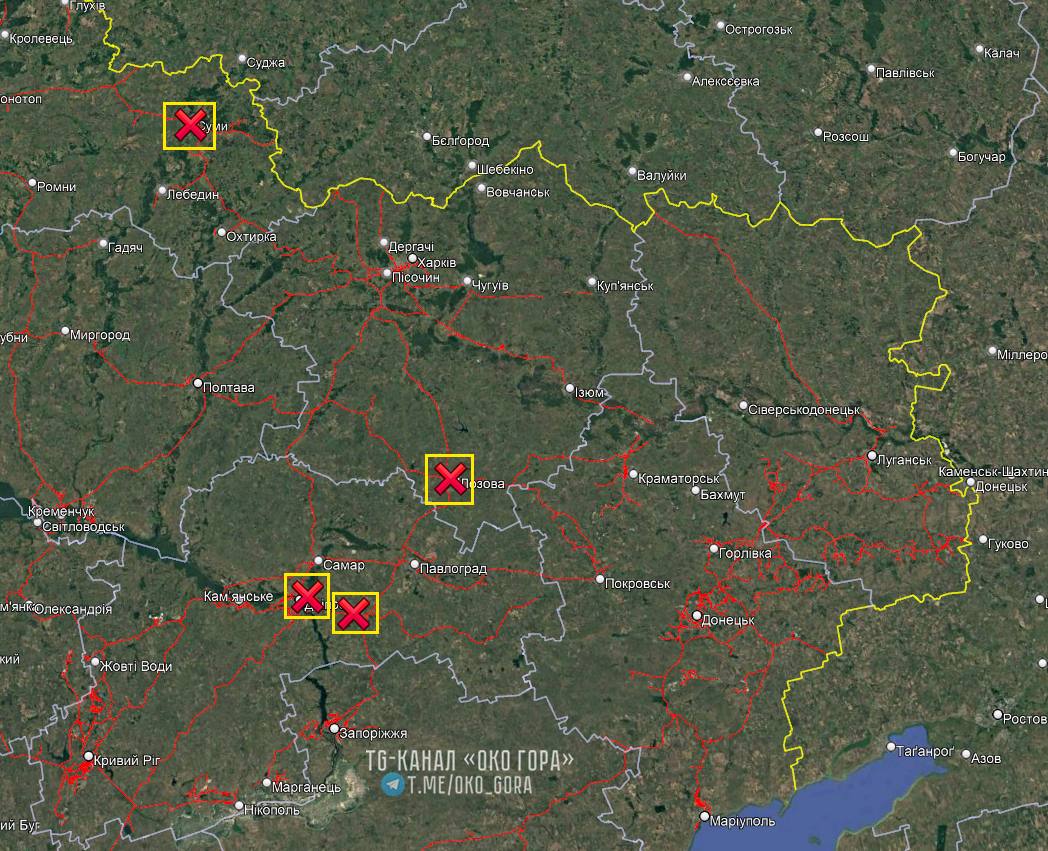 Удары по объектам украиской железнодорожной инфраструктуры в августе 2025 года