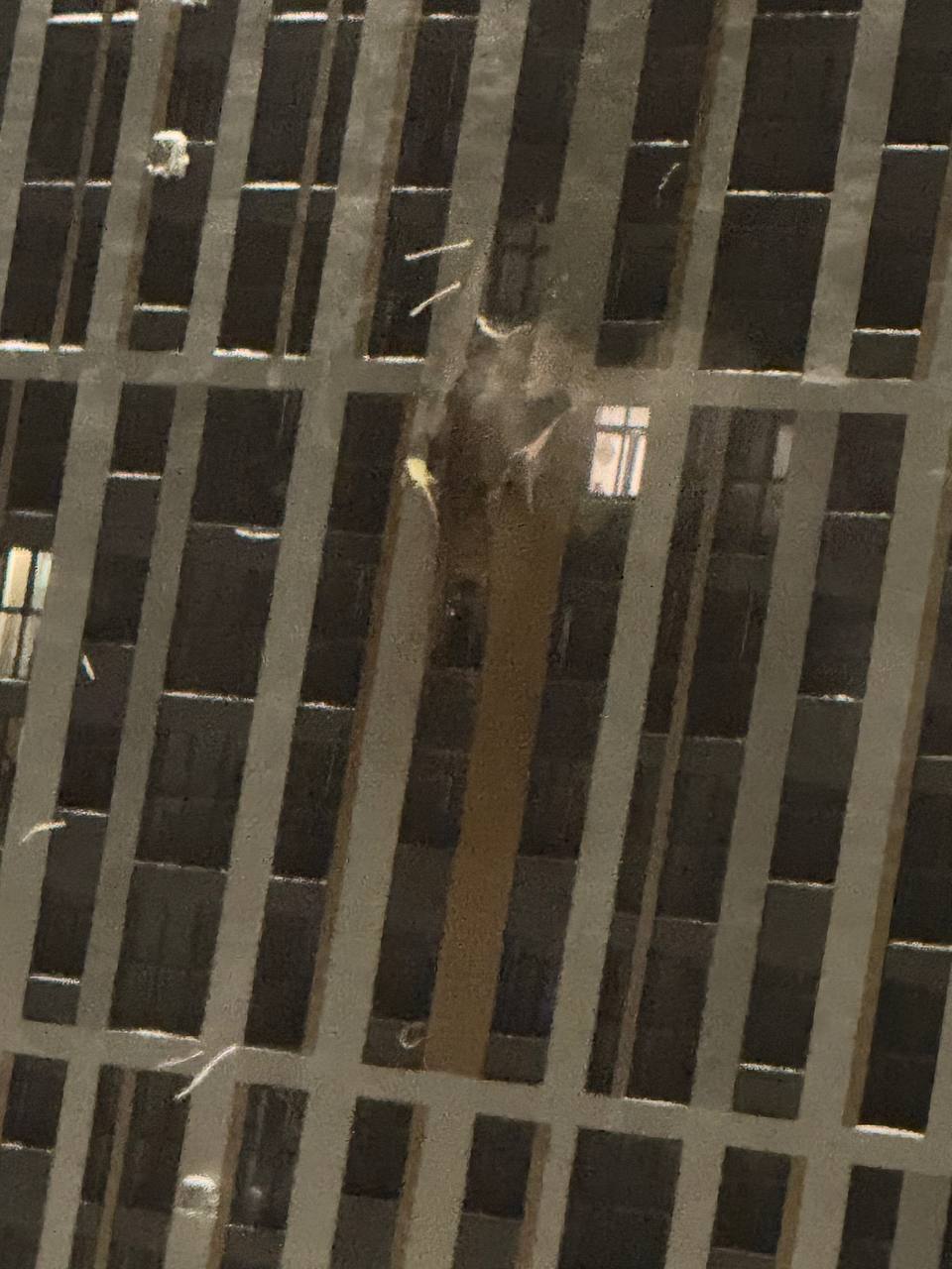 Последствия попадания беспилотника в жилой дом в Рязани в ночь на 16 января 2026 года