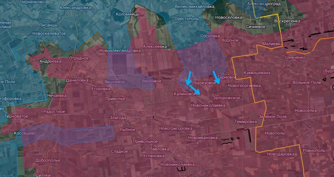 Ситуация на южно-донецком направлении к северу от Гуляйполя по версии Анатолия Радова