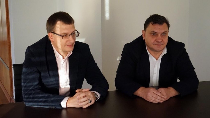 Создатели партии ЕОП Иван Михневич и Алексей Волобоев